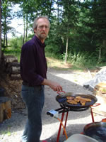 Klaus grillt Pute